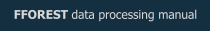 FFOREST data processing manual